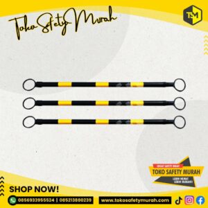 Cone Bar Retractable / Stick Tongkat Penghubung Traffic Safety Cone / Palang Penghalang Jalan