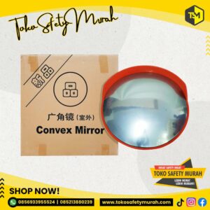 Convex Mirror 60cm Kaca Cembung Safety 60 cm Outdoor Simpang Jalan Cermin Tikungan Jalan Persimpangan