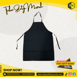 Apron Kain Katun Drill Premium Bisa Cuci / Celemek Masak Dapur Koki Chef Waiter Waitress #Jual Alat Pelindung Diri APD Alat Keselamatan Kerja K3