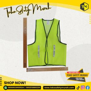 Rompi Safety Jaring Hijau GOSAVE / Scotlite Vest / Baju Parkir Outdoor Biker Scotlight #Jual Alat Pelindung Diri APD Alat Keselamatan Kerja K3