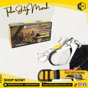Safetybelt Safety Belt Pro Single Big Hook Gosave #Jual Alat Pelindung Diri APD Alat Keselamatan Kerja K3