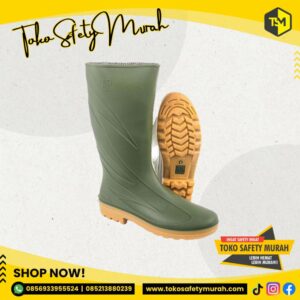 Sepatu Boot Karet Tinggi Anti Air Sepatu Boots Kerja AP Boot 2017