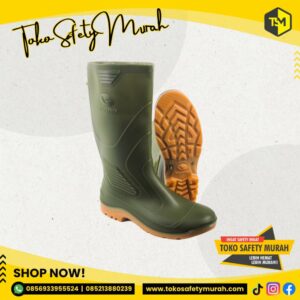 Sepatu Boots AP Boot Terra Eco 3 Green / PVC Boots Karet Tahan Air Eco3 Green