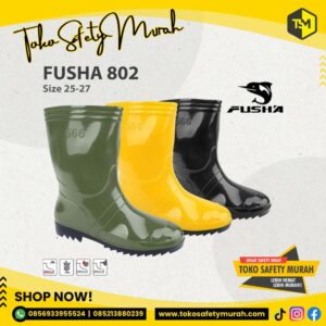 Sepatu Boot Karet Pendek Kerja Proyek Anti Air Anti Slip APD Safety Perkebunan Kebersihan