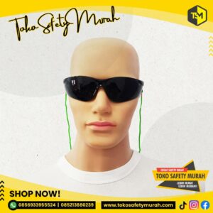 Kacamata Fashion Black Smoke / Hitam - Safety Working Glasses #Jual Alat Pelindung Diri APD Alat Keselamatan Kerja K3