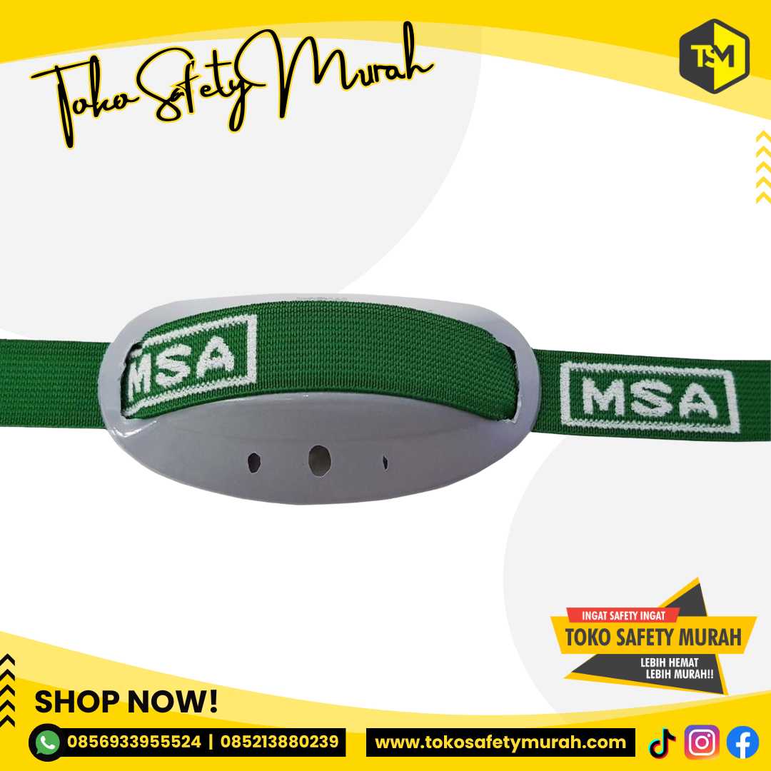 Tali Dagu Karet Elastis MSA Lokal / Chin Strap Dudukan Tali Helm Safety Proyek #Jual Alat Pelindung Diri APD Alat Keselamatan Kerja K3 - Image 4