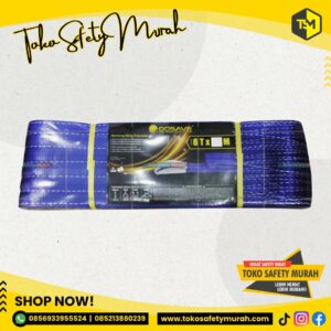 Webbing Sling Gosave 8 Ton X 7 Meter Tali Angkat Safety #Jual Alat Pelindung Diri APD Alat Keselamatan Kerja K3