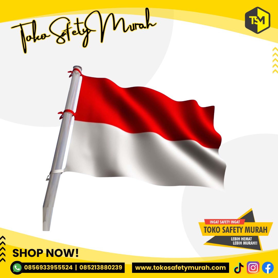 Bendera Indonesia Merah Putih 120x80cm Bendera Pusaka 120 x 80