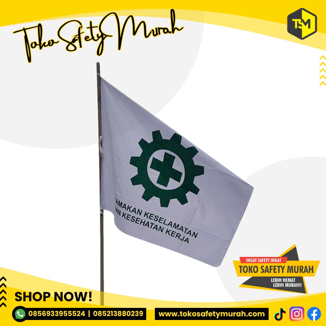 Bendera Safety K3 Standar Depnaker Kesehatan Keselamatan Kerja #Jual Alat Pelindung Diri APD Alat Keselamatan Kerja K3 - Image 4