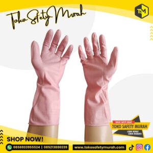 Sarung Tangan Rubber Gloves / Karet Latex Kuat Tahan Air / Multifungsi Cuci Piring Baju Dapur Rumah Tangga Berkebun