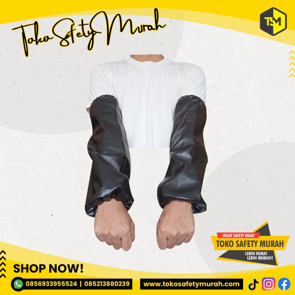 Celemek Pelindung Lengan Tangan Anti Air Minyak Waterproof Sleeves PVC