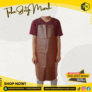 Apron Barista Chef Koki Butcher Celemek Masak Dapur PVC Kulit Sintesis 90 cm #Jual Alat Pelindung Diri APD Alat Keselamatan Kerja K3