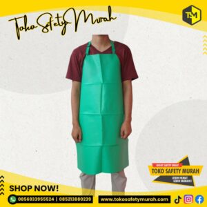 Celemek Apron PVC Waterproof Anti Air 90 cm Kulit Sintetis Leather #Jual Alat Pelindung Diri APD Alat Keselamatan Kerja K3