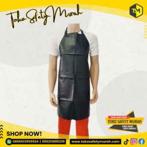 Celemek Apron PVC Hitam 90cm Tahan Air Panjang 90 cm #Jual Alat Pelindung Diri APD Alat Keselamatan Kerja K3