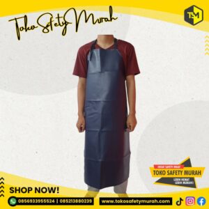 Apron Chef Butcher Daging Pasar / Celemek Masak Dapur Bahan PVC Berkualitas 110 cm #Jual Alat Pelindung Diri APD Alat Keselamatan Kerja K3