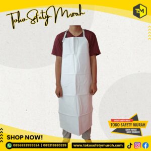 Apron Waterproof Celemek Masak Anti Minyak Tahan Air Basah Bahan PVC 110 cm #Jual Alat Pelindung Diri APD Alat Keselamatan Kerja K3