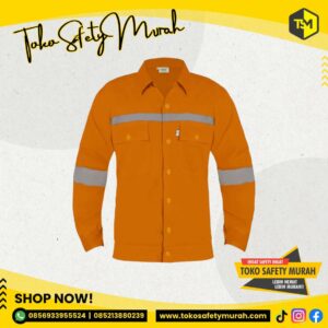 Baju Atasan Lengan Panjang Kerja Wearpack IMJ Size XXL 2XL