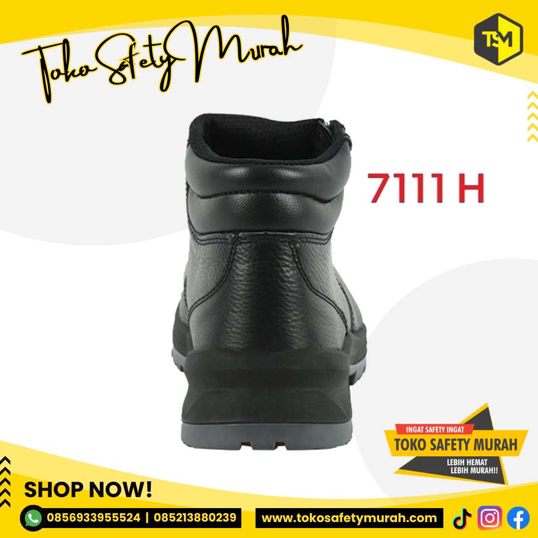 Sepatu Boot Safety Cheetah 7111H Original - Image 4