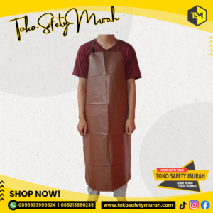 Apron Celemek Panjang 110 Cm Waterproof Anti Air Anti Minyak Apron PVC