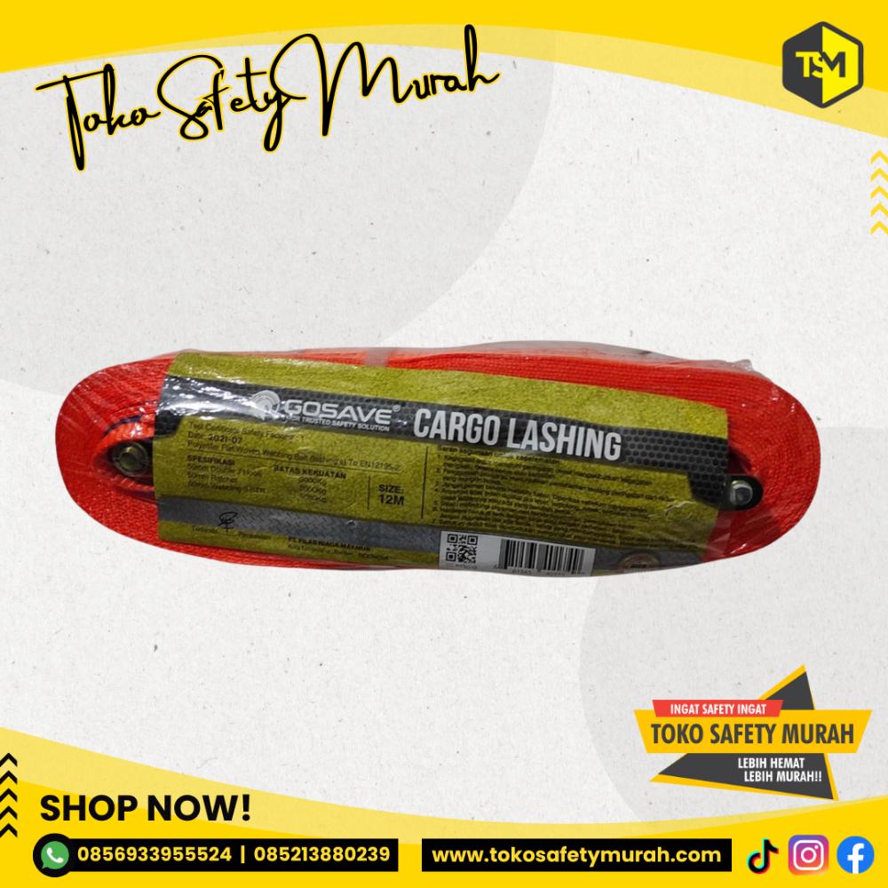 Webbing Cargo Lashing Belt Ratchet Tie Down Trackbelt Sabuk Tali Ikat Barang Mobil Truk Rachet 3 Ton x 12 meter Safety Tali Kuat Pengikat Barang#Jual Alat Pelindung Diri APD Alat Keselamatan Kerja K3