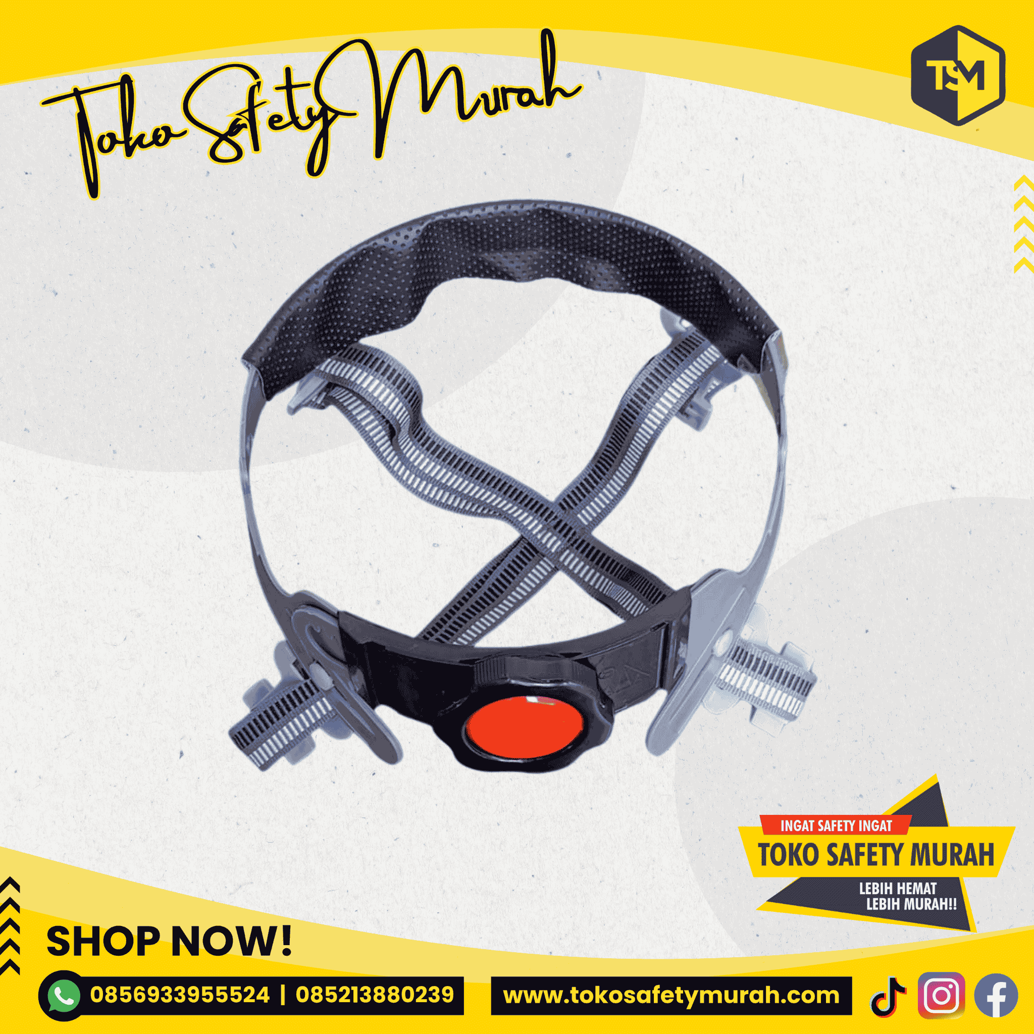 Kerangka Helm Fastrack Inner Helm / Sarang Helm Putar / Dalaman Helm / Tali Helm Proyek - Image 5