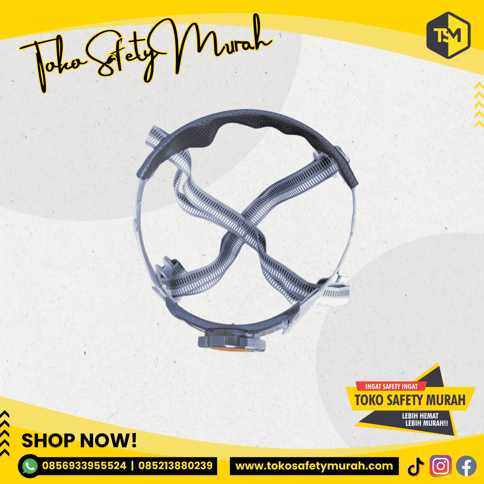 Kerangka Helm Fastrack Inner Helm / Sarang Helm Putar / Dalaman Helm / Tali Helm Proyek - Image 4