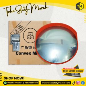 Convex Mirror Kaca Jalan Cermin Cembung Kecil 45 cm Outdoor / Kaca Cembung 45cm Simpang Jalan Tikungan Jalan