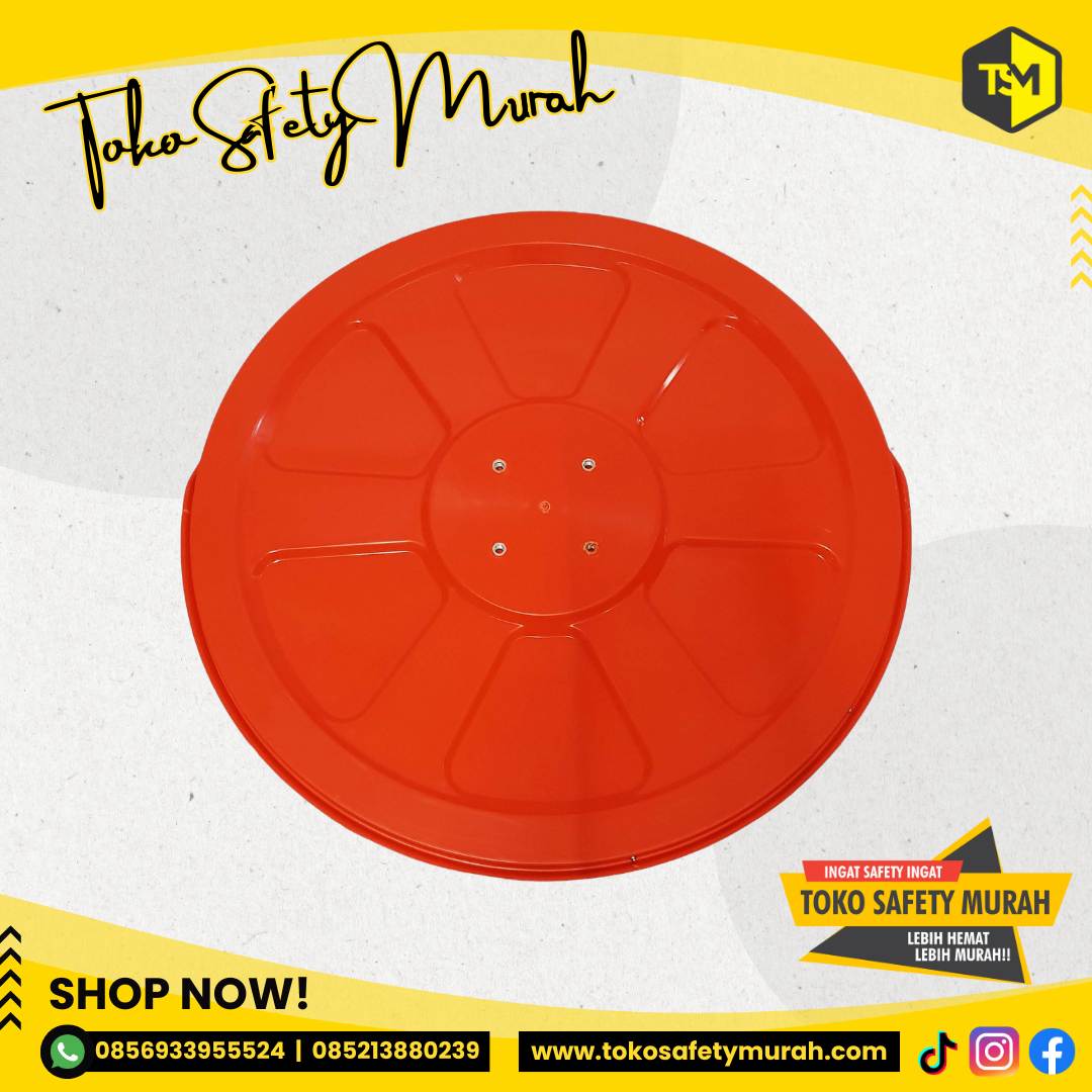 Convex Mirror 80cm Kaca Cermin Cembung Safety 80 cm Outdoor Simpang Jalan #Jual Alat Pelindung Diri APD Alat Keselamatan Kerja K3 - Image 3