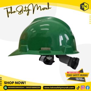 Helm Pengawas Lingkungan A3 Hijau + Inner Fastrack + Tali Dagu #Jual Alat Pelindung Diri APD Alat Keselamatan Kerja K3