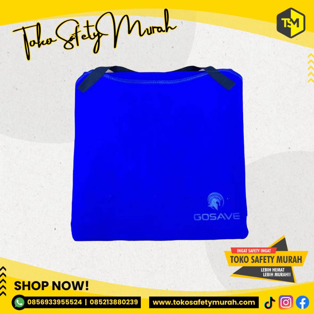 Baju Las Kulit Asli Gosave / Apron Dada / Apron Baju + Lengan Apron Safety #Jual Alat Pelindung Diri APD Alat Keselamatan Kerja K3 - Image 4