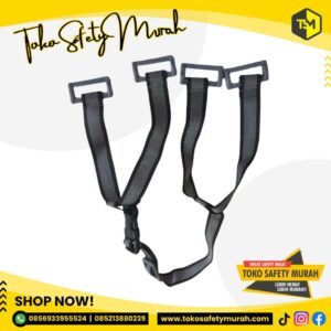 Tali Dagu MSA 4 Point / 4 Titik Poin / MSA Chinstrap Y V SNI V Guard Helm Proyek Safety Helmet