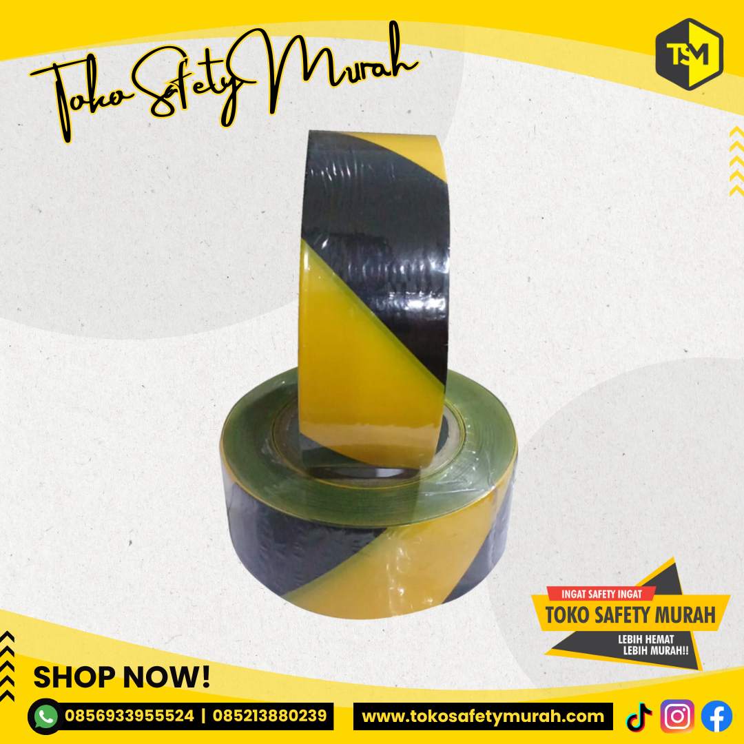 Barricade Tape Police Line Garis Polisi Safety Line Pembatas Jalan 2" x 300 Meter