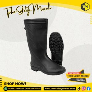 Sepatu Boot Proyek Tinggi Karet Kerja Proyek Cor Kebun Taman Shogun 818 Size 39-43