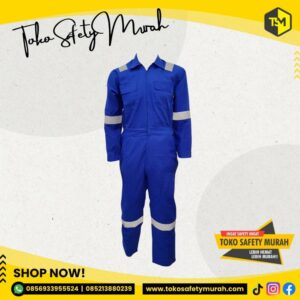 Pakaian Kerja Safety / Wearpack Safety Terusan / Seragam Kerja Baju Kerja Mekanik Size 3XL
