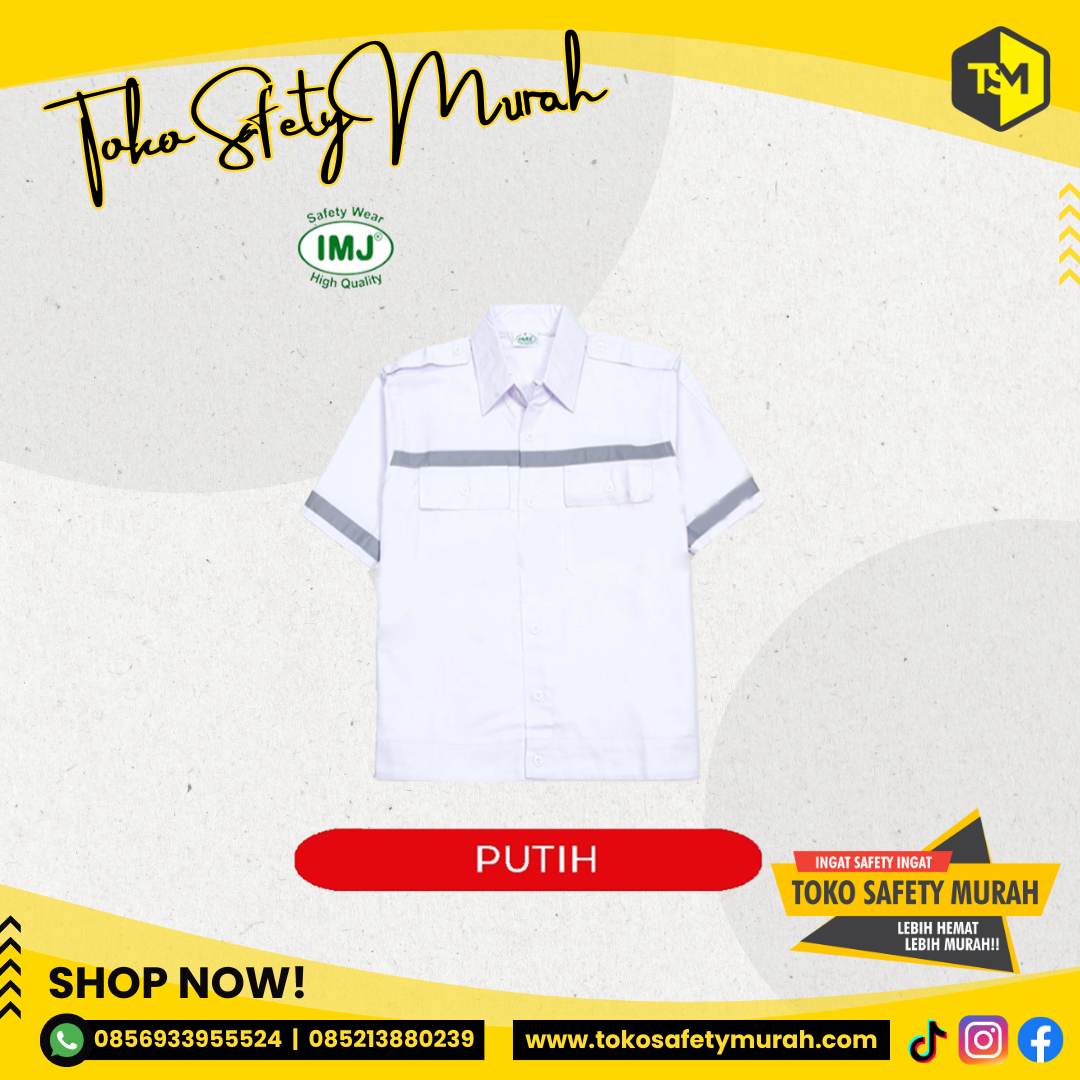 Wearpack Safety Baju Atasan Lengan Pendek Size M-XL - Image 9