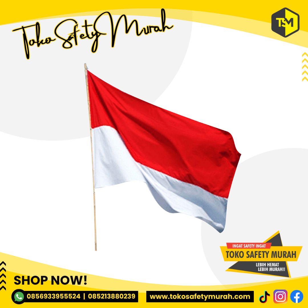 Bendera Indonesia Merah Putih 120x80cm Bendera Pusaka 120 x 80 - Image 2