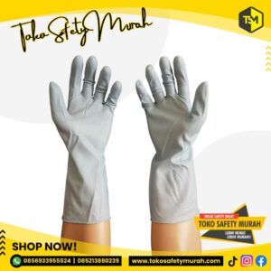 Sarung Tangan Lateks Chemical Karet Kimia Safety Glove Panjang