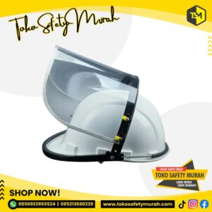 Welding Face Shield Bracket Visor untuk Helm Proyek Kedok Las Topeng Faceshield Aluminium Gerinda