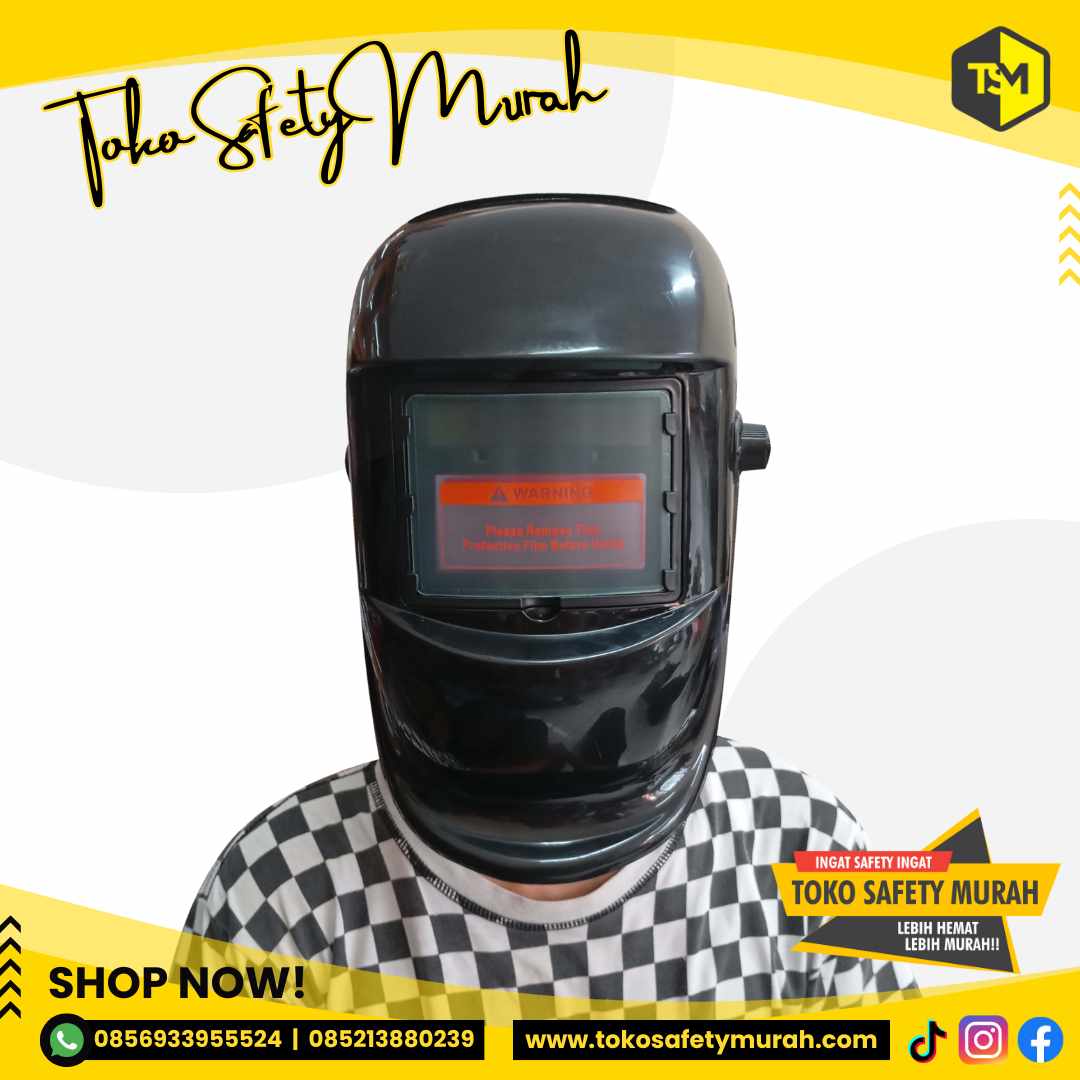 Helm Las Otomatis / Topeng Las Auto / Kedok Las