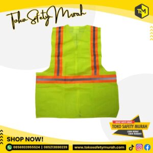 Rompi Proyek Kerja Lapangan Safety Vest Polyster Polyester Model Kombinasi Scotlight Single APD K3 #Jual Alat Pelindung Diri APD Alat Keselamatan Kerja K3