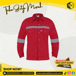 Baju Kerja Atasan Wearpack Lengan Panjang IMJ Jumbo 3XL XXXL