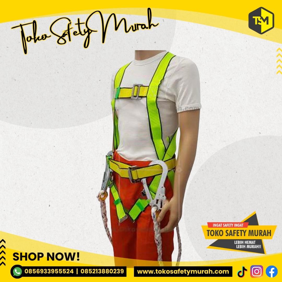 Full Body Harness FASTEN Double Big Hook Besar Gosave Tali Pengaman #Jual Alat Pelindung Diri APD Alat Keselamatan Kerja K3 - Image 3