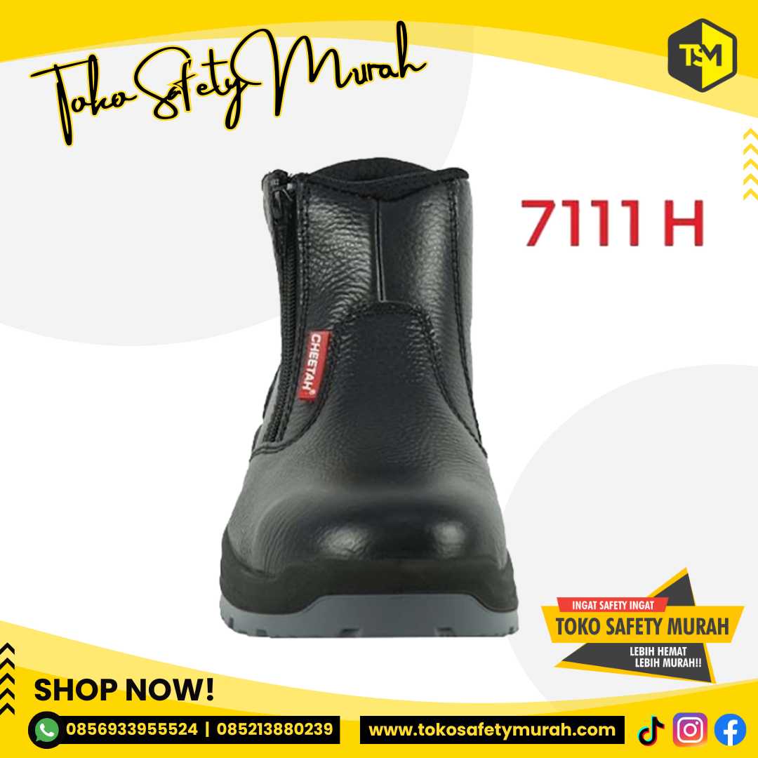 Sepatu Boot Safety Cheetah 7111H Original - Image 3