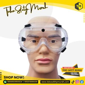 Kacamata Safety Google / Anti Debu Fog / Pelindung Mata / Kaca mata karet #Jual Alat Pelindung Diri APD Alat Keselamatan Kerja K3