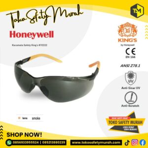 Kacamata Safety Las Hitam Black King's KY 2222 Original Honeywell