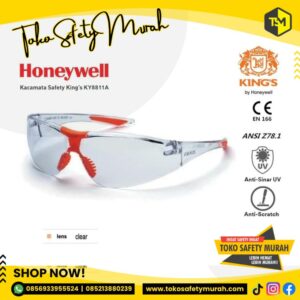 Kacamata Safety King's KY8811A Anti UV Original Kings KY 8811A Clear