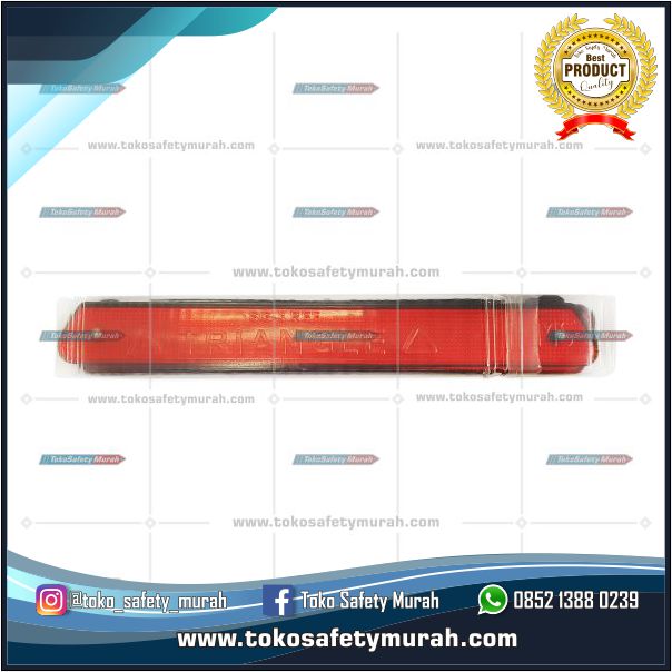 Traffic Segitiga Pengaman Safety Reflektor Bahan Tebal. Alat Safety #Jual Alat Pelindung Diri APD Alat Keselamatan Kerja K3 - Image 2