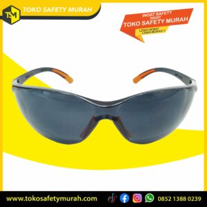 Kacamata Safety Fashion Motor Gaya Gerinda / Kaca Mata Las Goggles Google Gurinda / Hitam Black Smoke