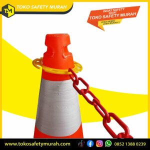 Cone Chain Ring Connector / Ring Gantungan Rantai Plastik Traffic Cone Kerucut Lalu Lintas Pembatas Jalan