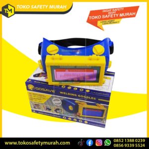KACAMATA LAS OTOMATIS AUTO DARKENING WELDING GOOGLES GOSAVE #Jual Alat Pelindung Diri APD Alat Keselamatan Kerja K3